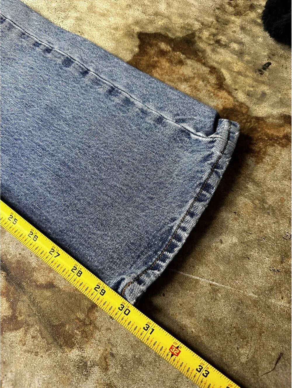 Vintage Levis 501 Jeans Mens 34x30 Blue Button Fly Made In USA Denim 90s